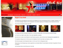 Tablet Screenshot of nightclubno6.cz